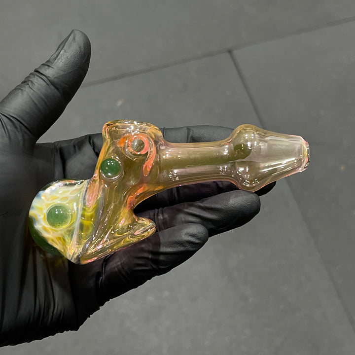 Fumed Honeycomb Hammer Glass Pipe Catfish Glass