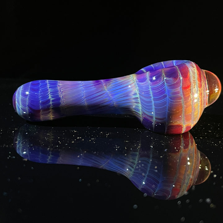 Mulberry Purple Coil Glass Pipe Glass Pipe Schutz Glass   