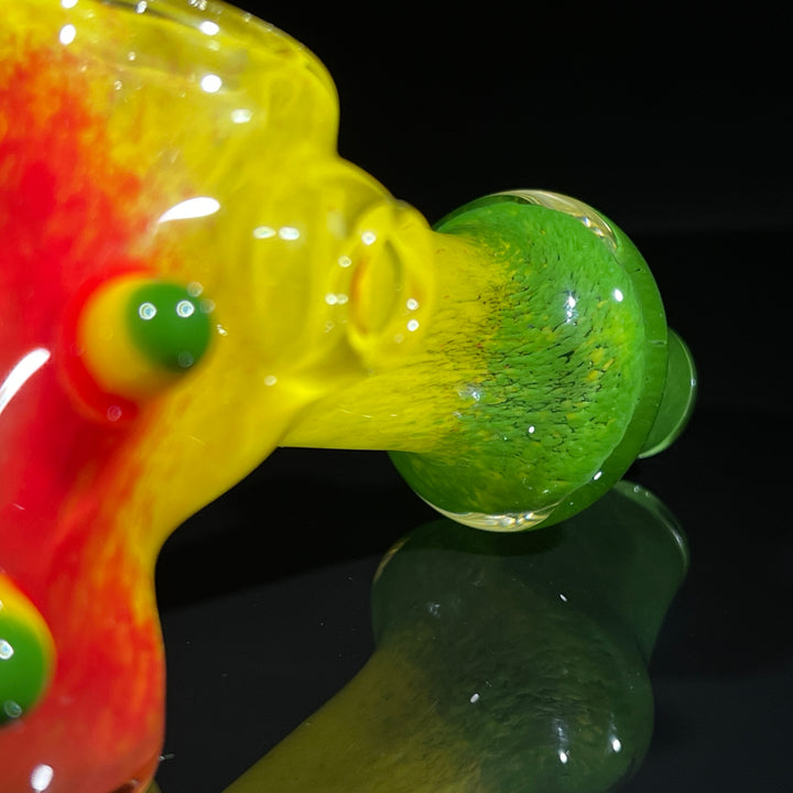 Frit Honeycomb Hammer Glass Pipe Catfish Glass