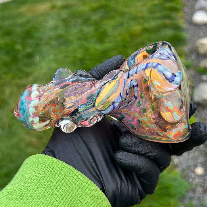 Molten Thick and Twisted Pipe Glass Pipe Molten Imagination   