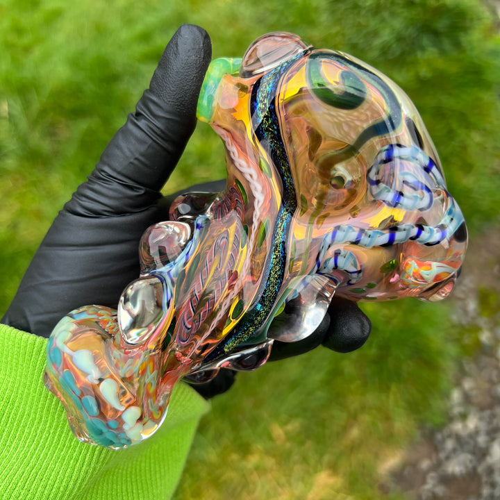 Molten Thick and Twisted Pipe Glass Pipe Molten Imagination   