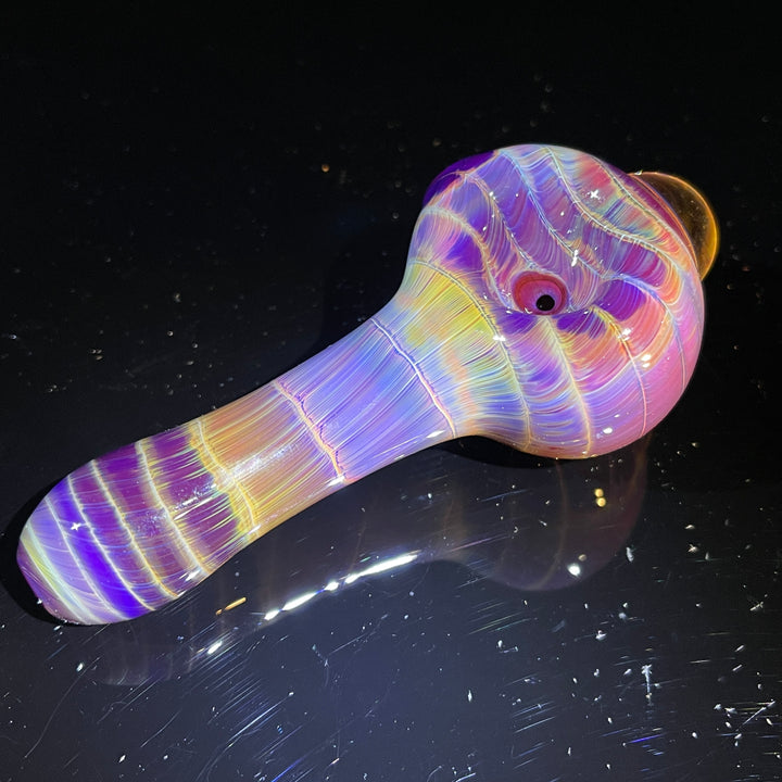 Mulberry Purple Coil Glass Pipe Glass Pipe Schutz Glass   