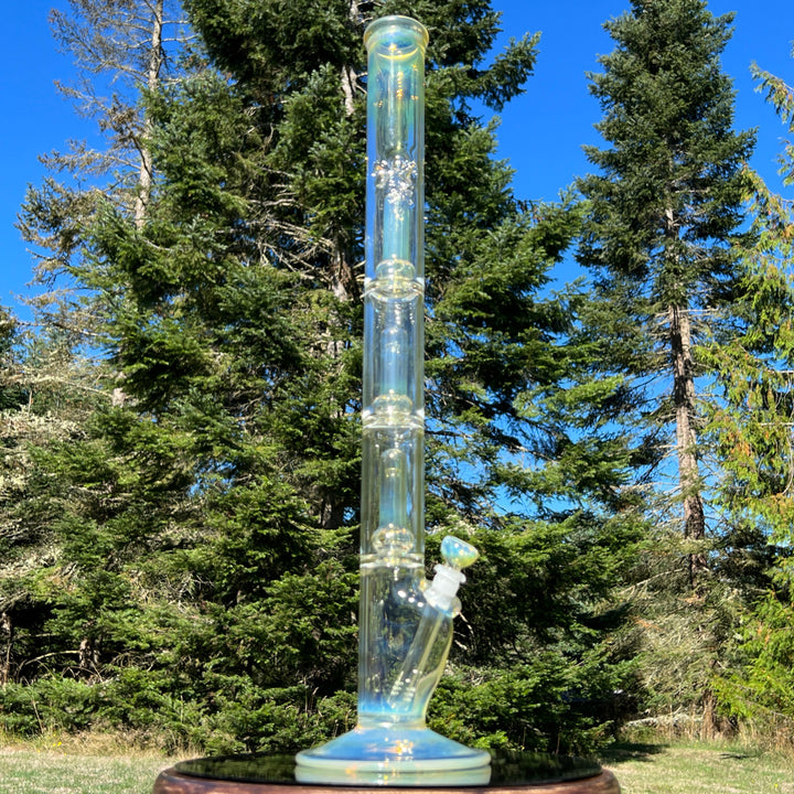 24" Fumed Quad Straight Bong Glass Pipe Mary Jane's Glass   