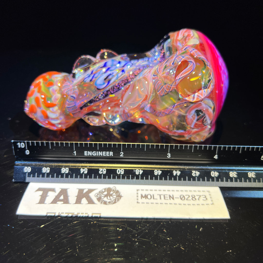 Molten Thick and Twisted Pipe Glass Pipe Molten Imagination   