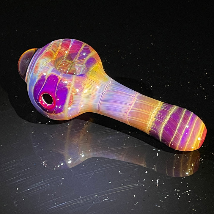 Mulberry Purple Coil Glass Pipe Glass Pipe Schutz Glass   