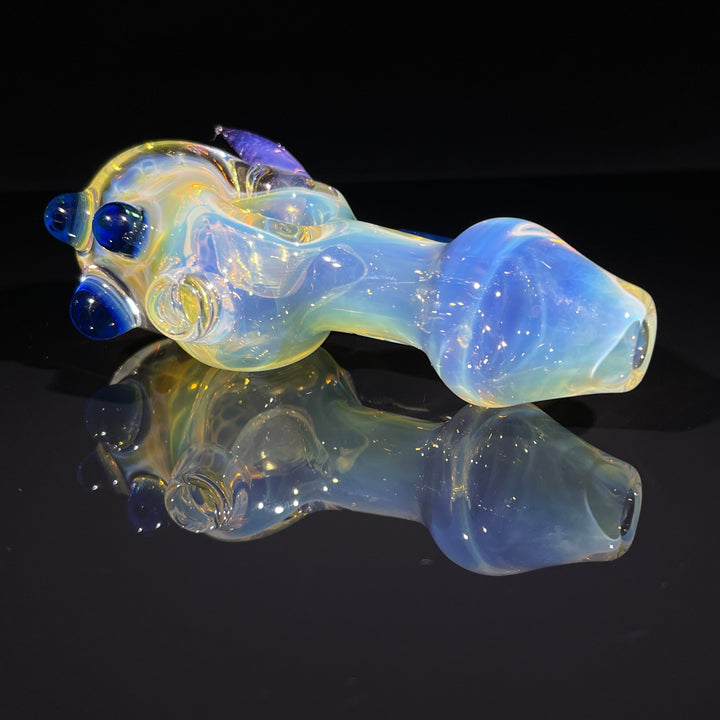 Horned Fume Honeycomb Spoon Glass Pipe Catfish Glass