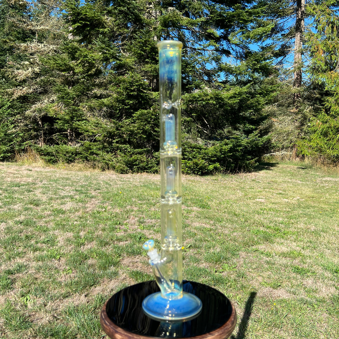 24" Fumed Quad Straight Bong Glass Pipe Mary Jane's Glass   