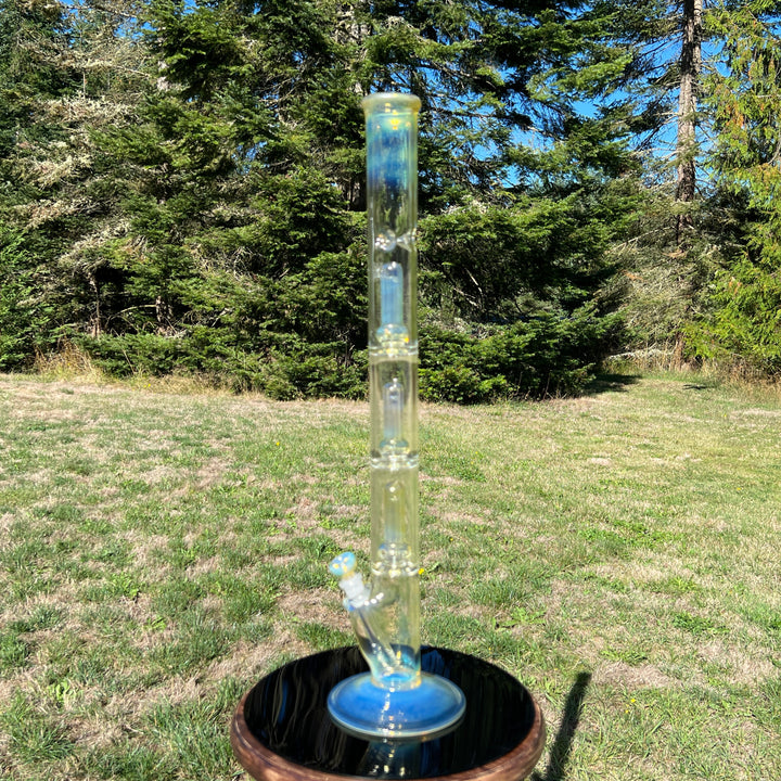 24" Fumed Quad Straight Bong Glass Pipe Mary Jane's Glass   