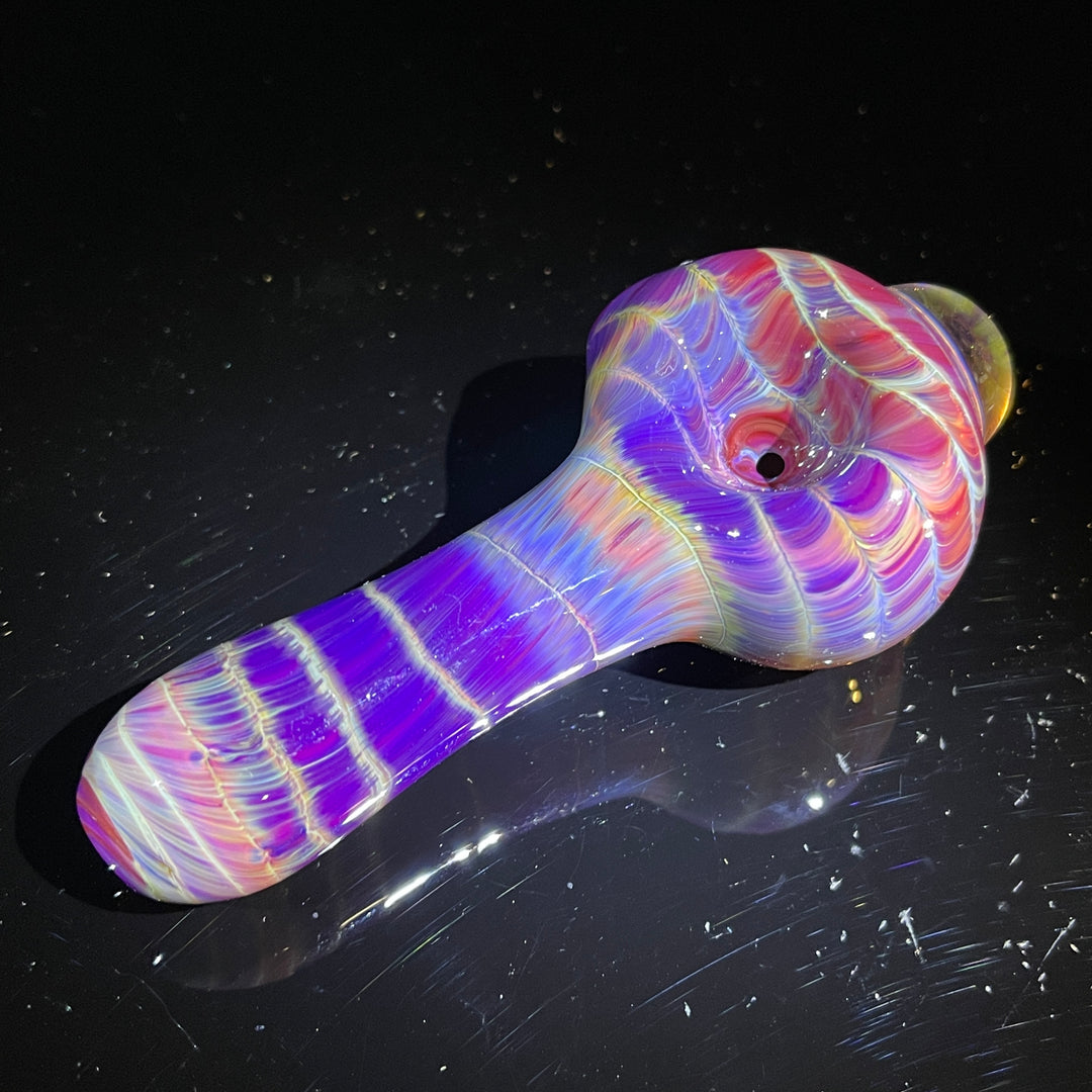 Mulberry Purple Coil Glass Pipe Glass Pipe Schutz Glass   