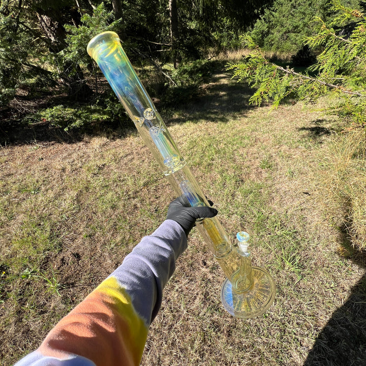 24" Fumed Quad Straight Bong Glass Pipe Mary Jane's Glass   