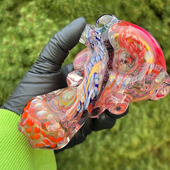 Molten Thick and Twisted Pipe Glass Pipe Molten Imagination   