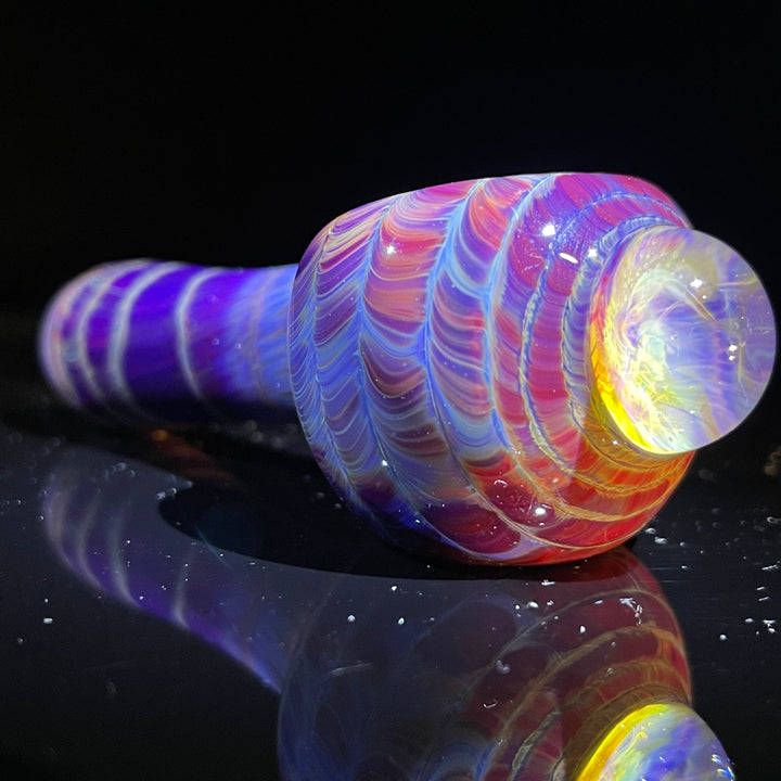 Mulberry Purple Coil Glass Pipe Glass Pipe Schutz Glass   