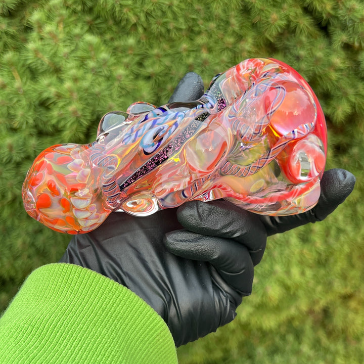 Molten Thick and Twisted Pipe Glass Pipe Molten Imagination   