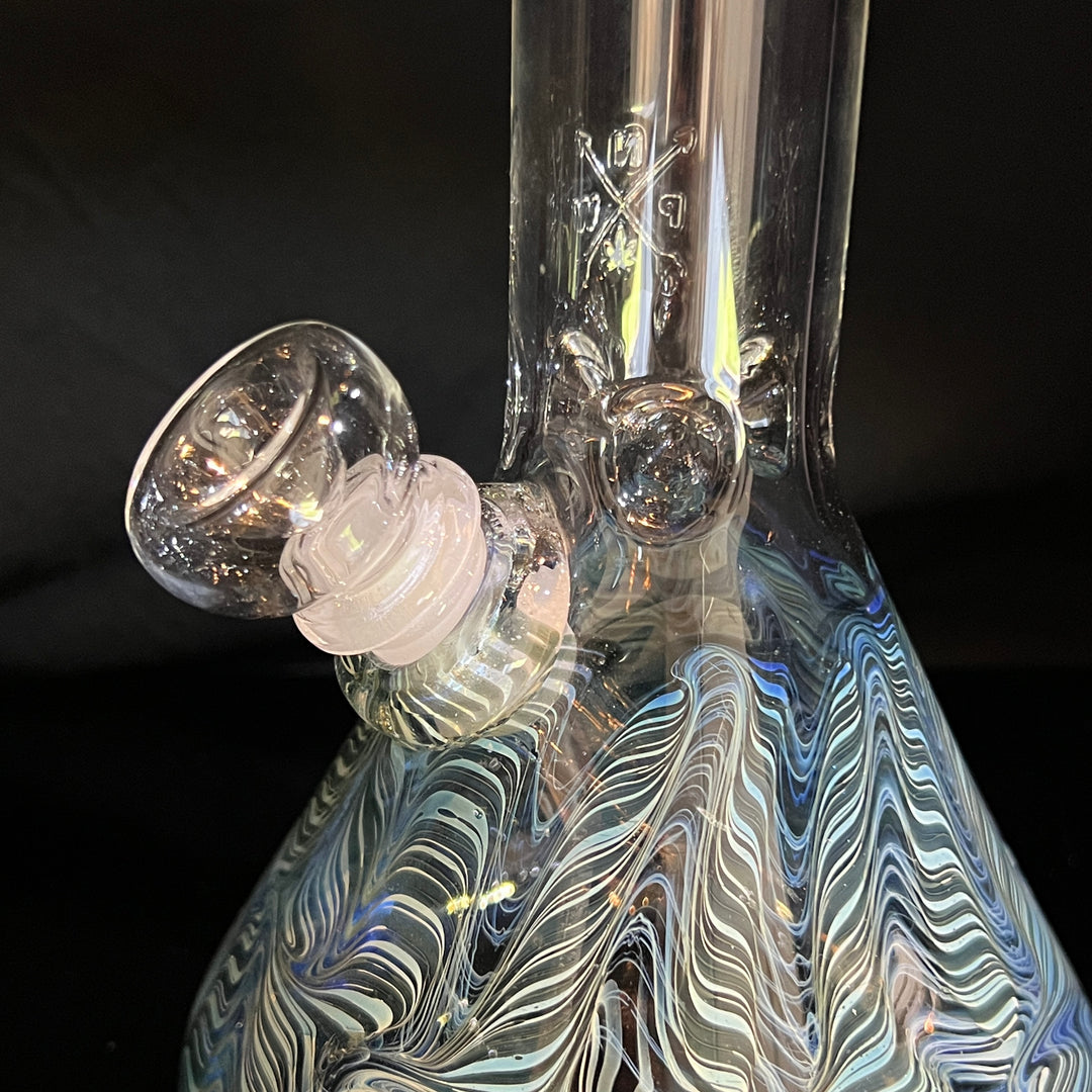 10.5" Color Rake Beaker Bong Glass Pipe Mary Jane's Glass   