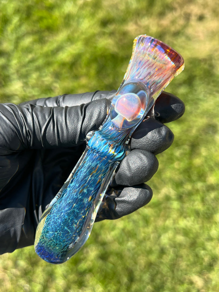 Mushroom Chillum Glass Pipe Beezy Glass   