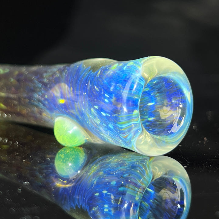 Mystery Aventurine Chillum Glass Pipe Chuck Glass