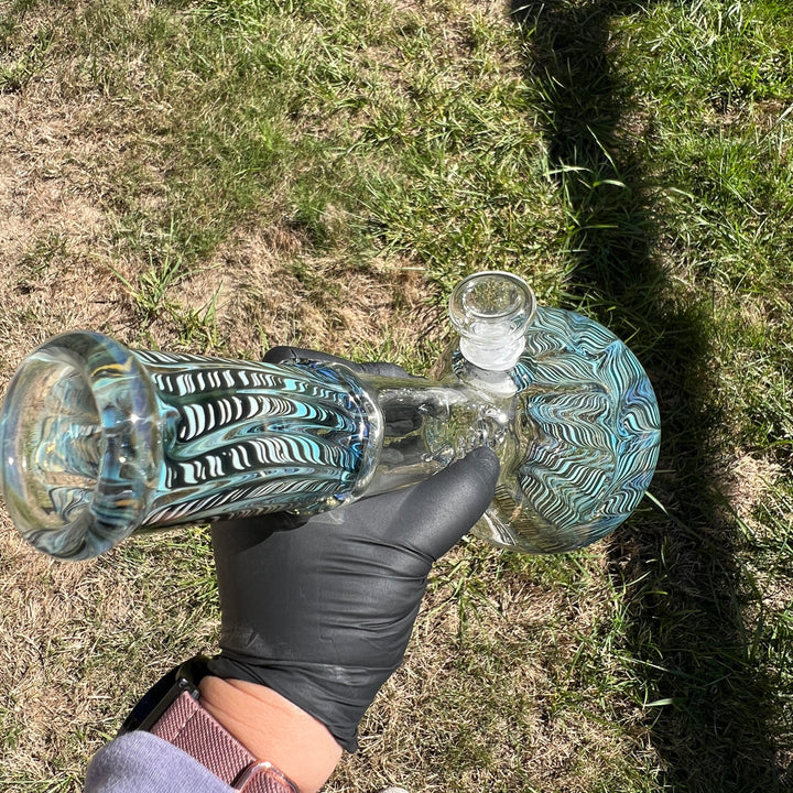 10.5" Color Rake Beaker Bong Glass Pipe Mary Jane's Glass   