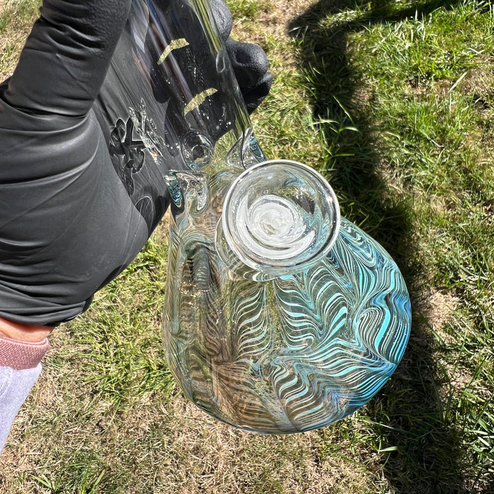 10.5" Color Rake Beaker Bong Glass Pipe Mary Jane's Glass   