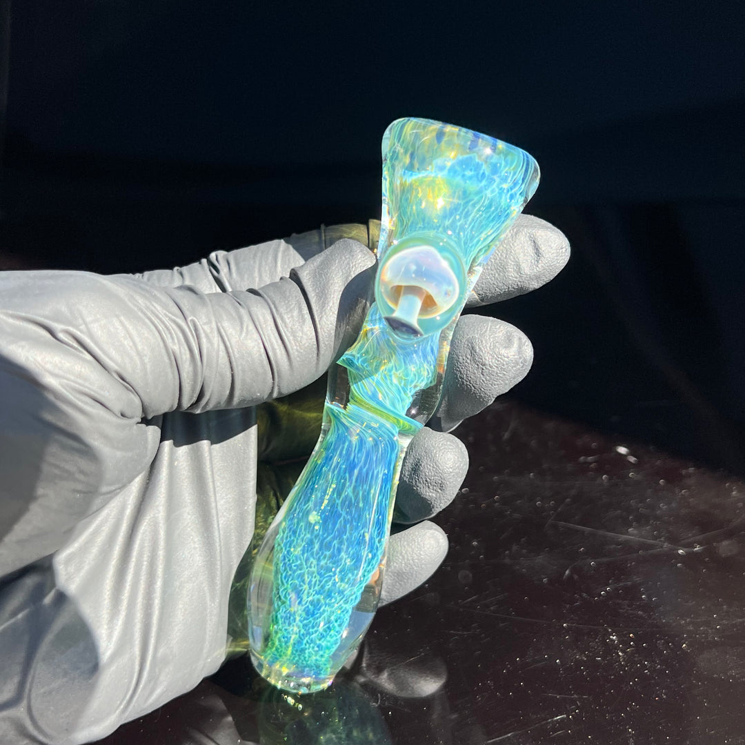 Magic Mushroom Chillum Glass Pipe Beezy Glass   