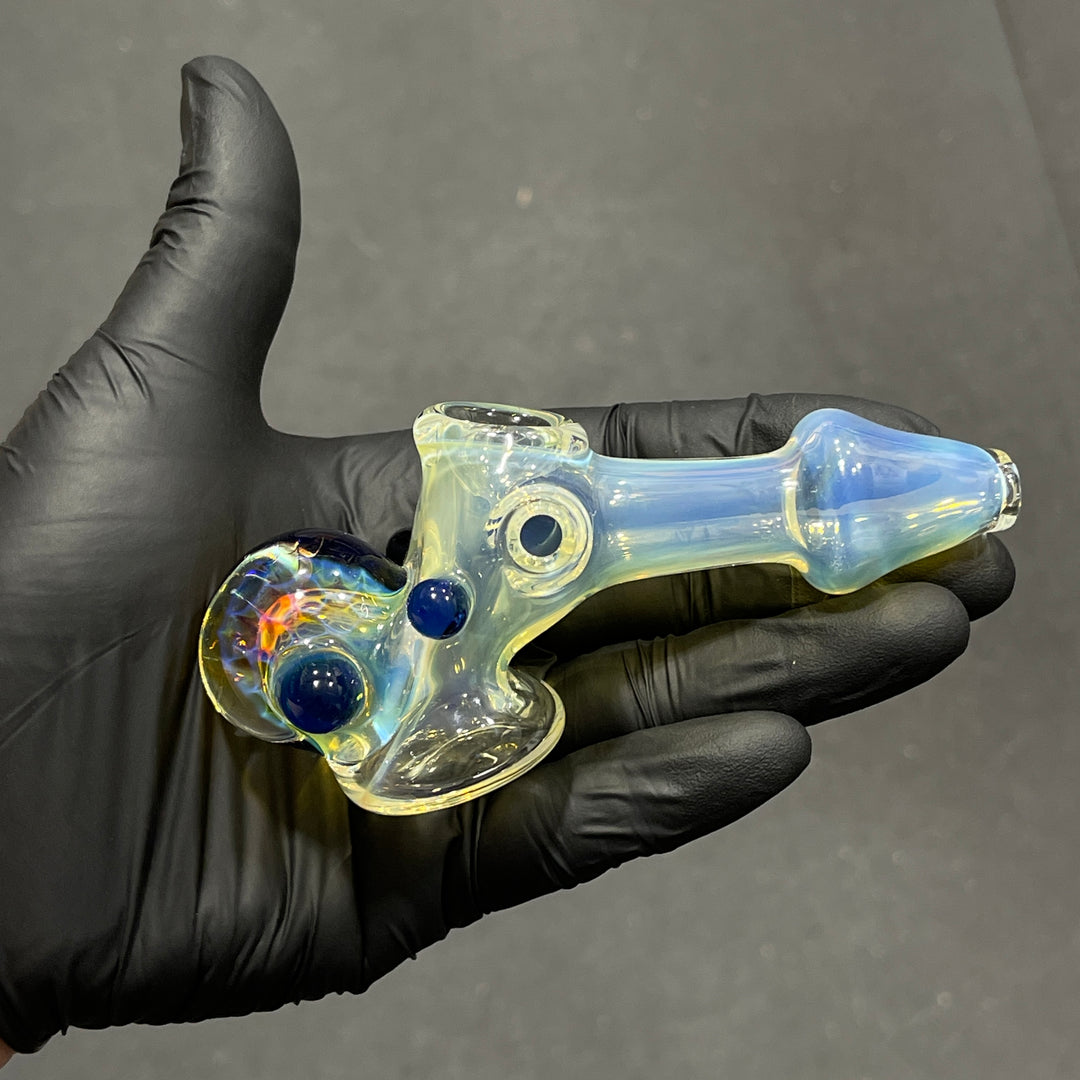 Fumed Honeycomb Hammer Glass Pipe Catfish Glass