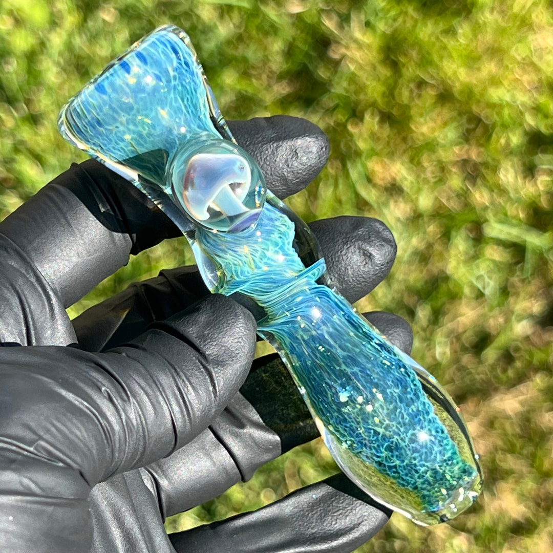 Magic Mushroom Chillum Glass Pipe Beezy Glass   