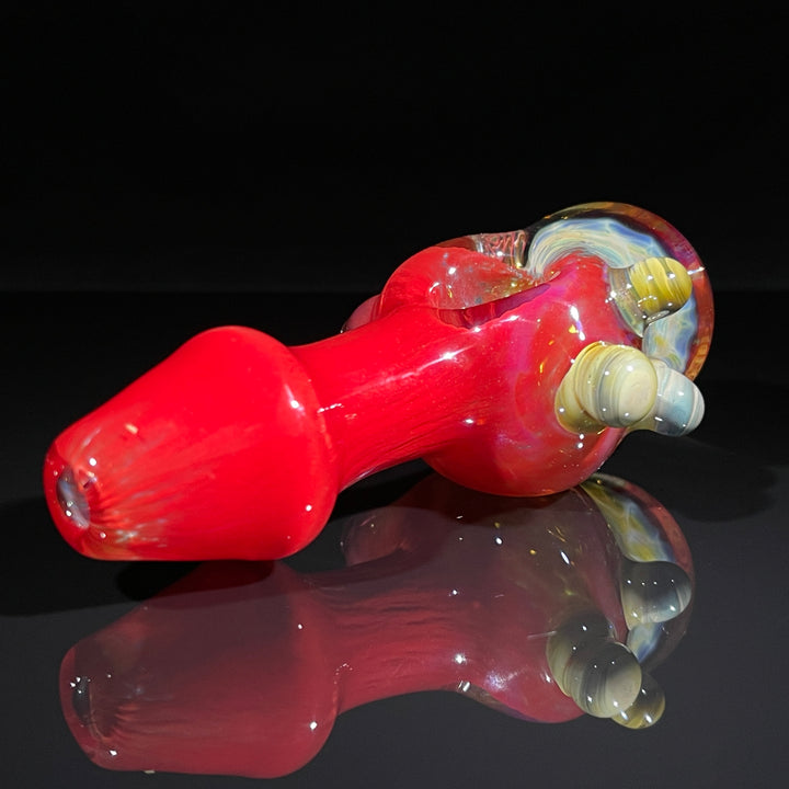 Frit Honeycomb Spoon Glass Pipe Catfish Glass