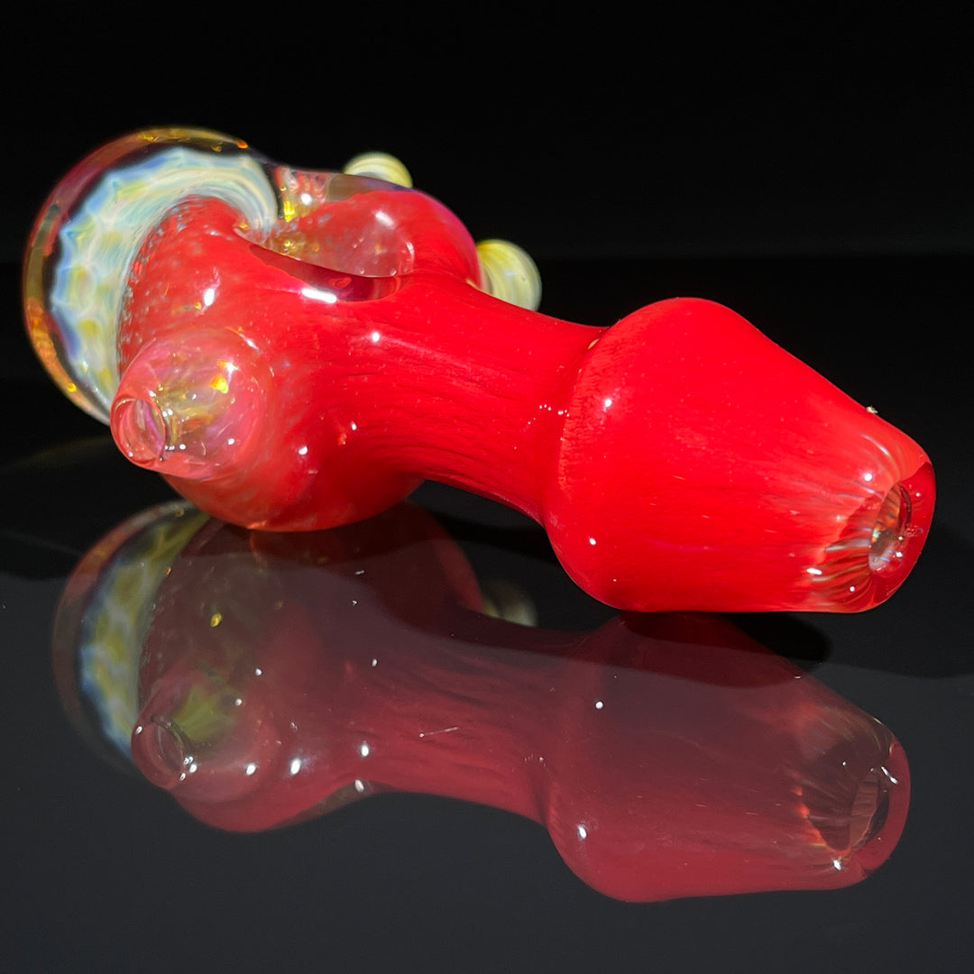 Frit Honeycomb Spoon Glass Pipe Catfish Glass