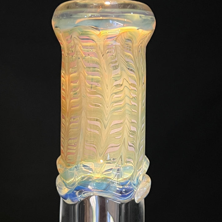 11" Double Bubble Color Rake Bong Glass Pipe Mary Jane's Glass   