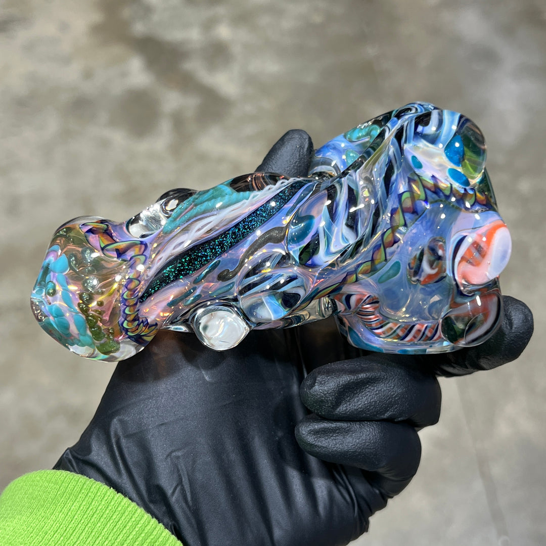 Molten Thick and Twisted Pipe Glass Pipe Molten Imagination   