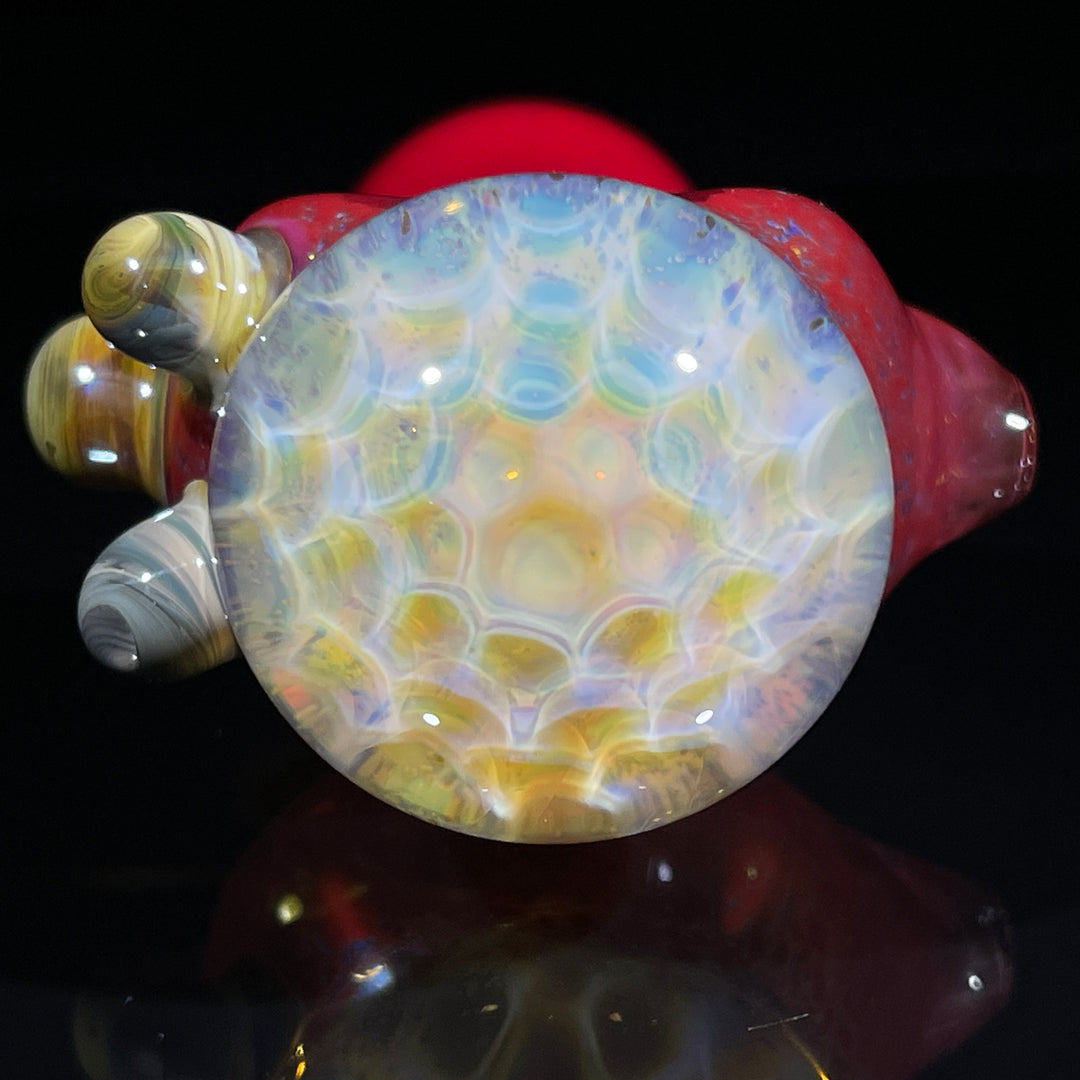 Frit Honeycomb Spoon Glass Pipe Catfish Glass