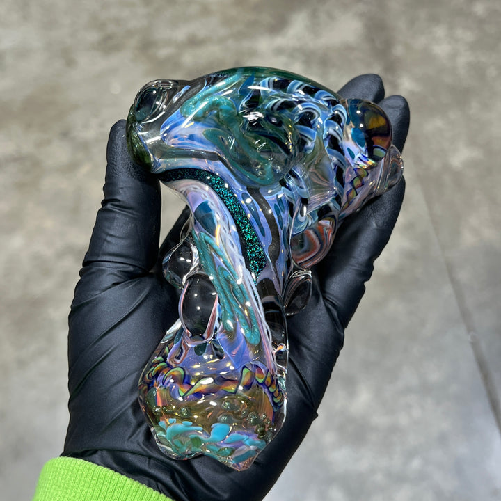 Molten Thick and Twisted Pipe Glass Pipe Molten Imagination   