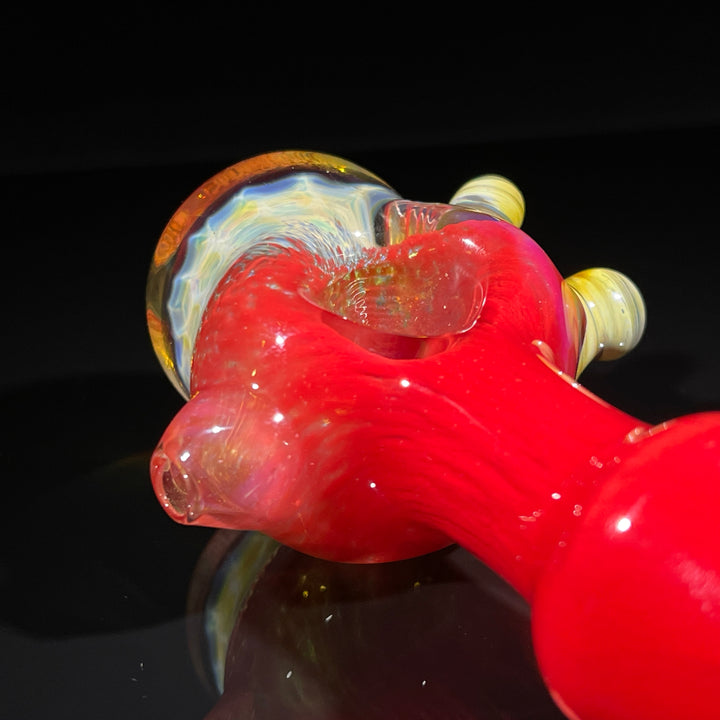 Frit Honeycomb Spoon Glass Pipe Catfish Glass