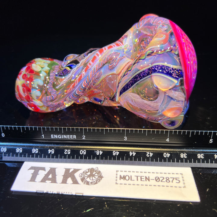 Molten Thick and Twisted Pipe Glass Pipe Molten Imagination   