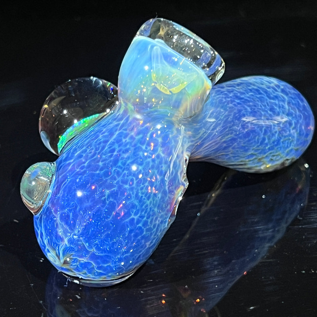 Purple Nebula Drop Hammer with Opal Coin Glass Pipe Tako Glass   