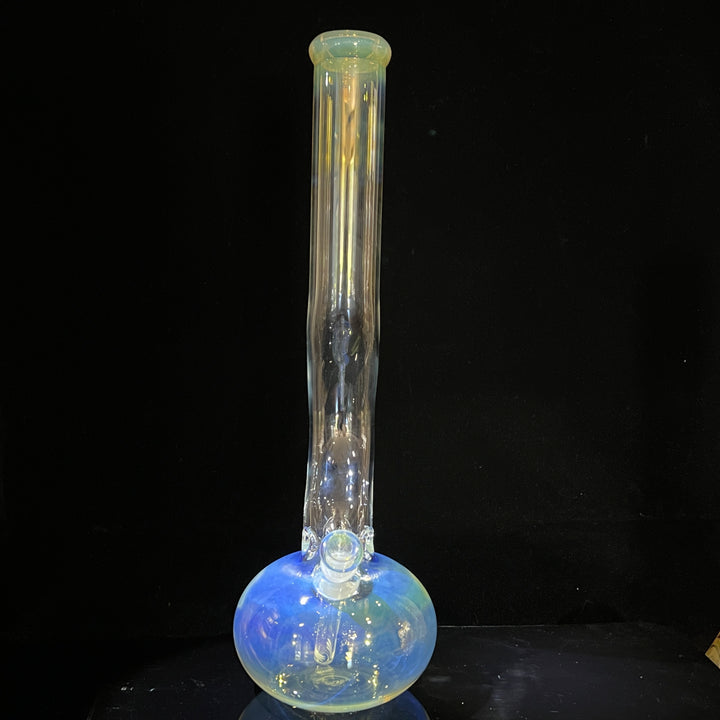 18" Fumed Zig Zag Bubble Bong Glass Pipe Mary Jane's Glass   