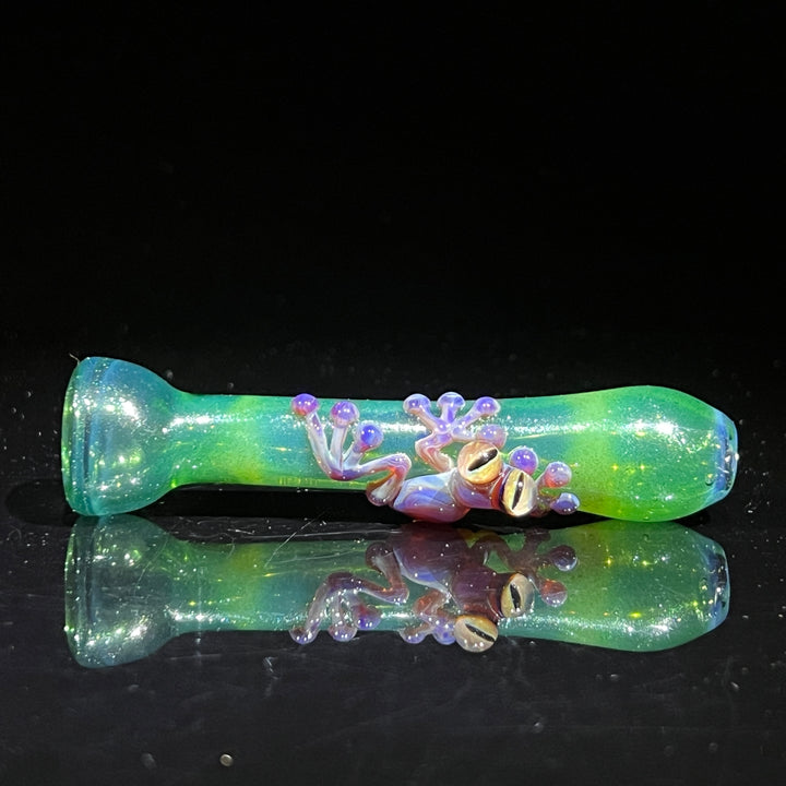 Frog Chillum Glass Pipe Beezy Glass   