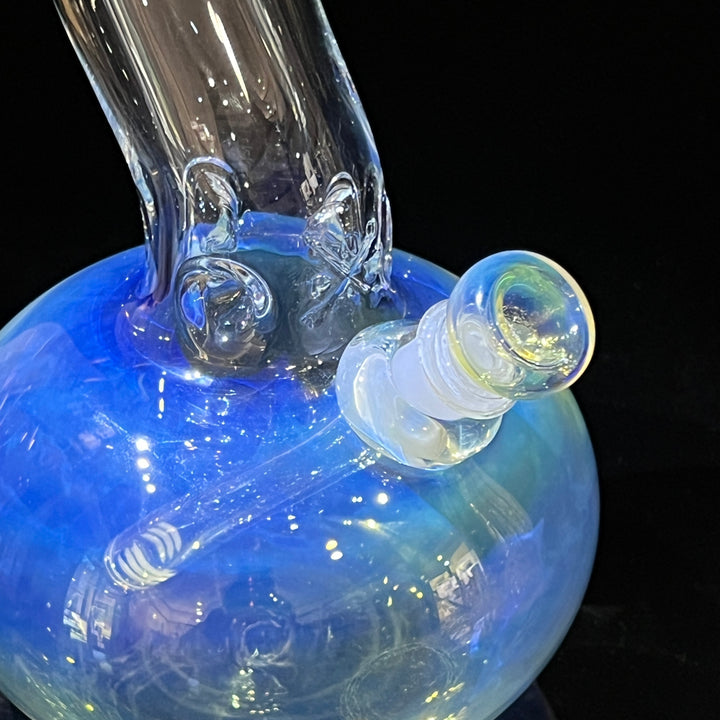 18" Fumed Zig Zag Bubble Bong Glass Pipe Mary Jane's Glass   