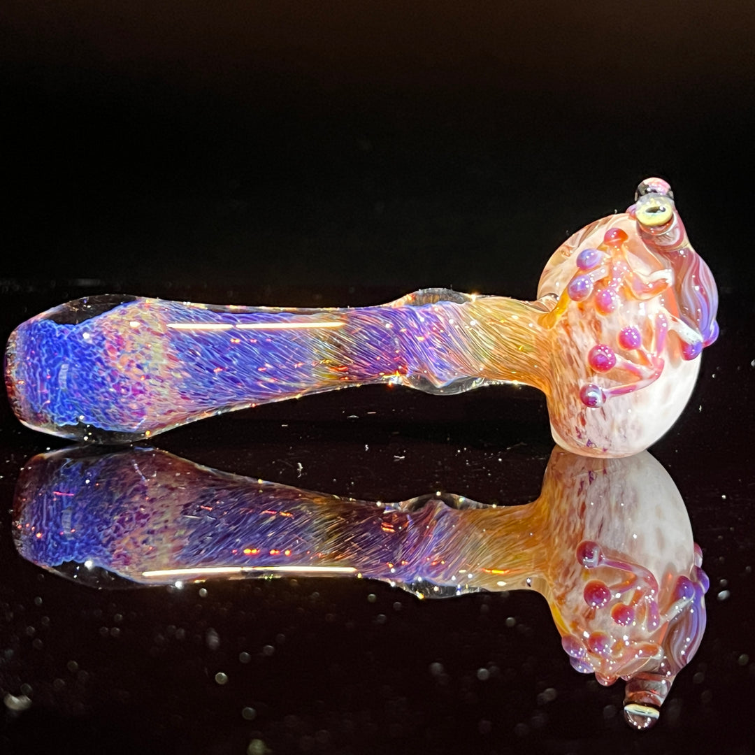 Purple Magic Frog Spoon Glass Pipe Beezy Glass