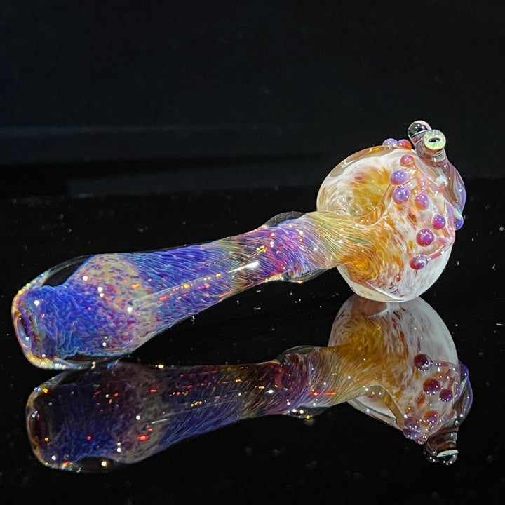 Purple Magic Frog Spoon Glass Pipe Beezy Glass