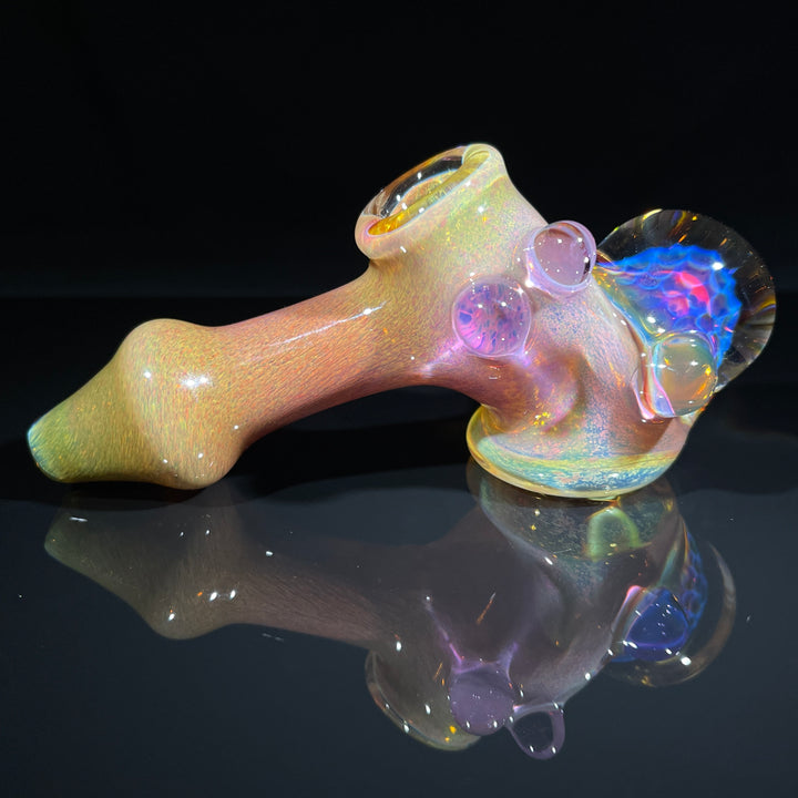 Frit Honeycomb Hammer Glass Pipe Catfish Glass