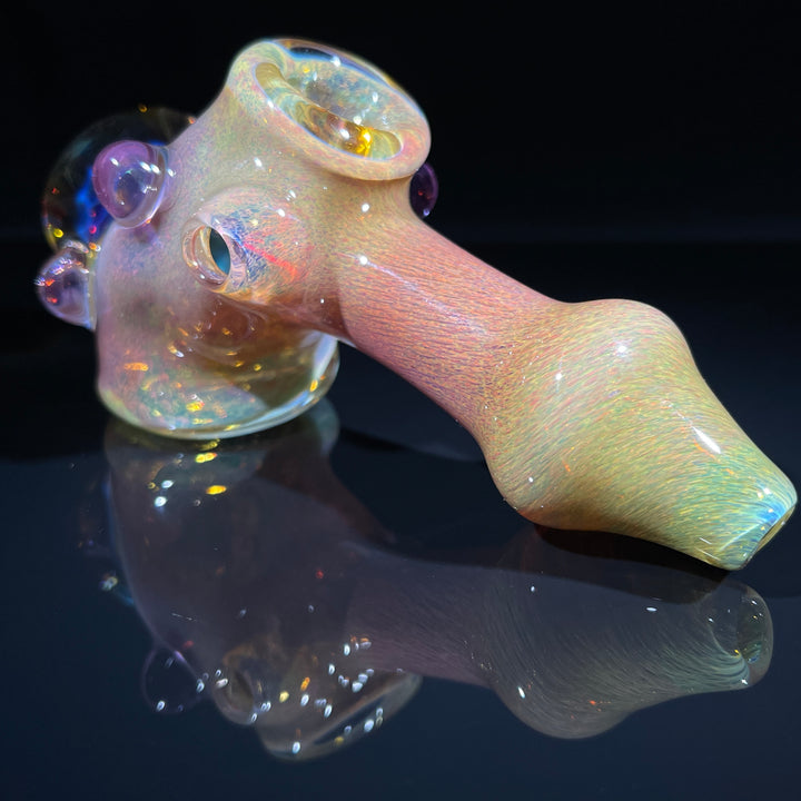 Frit Honeycomb Hammer Glass Pipe Catfish Glass