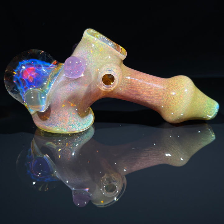 Frit Honeycomb Hammer Glass Pipe Catfish Glass