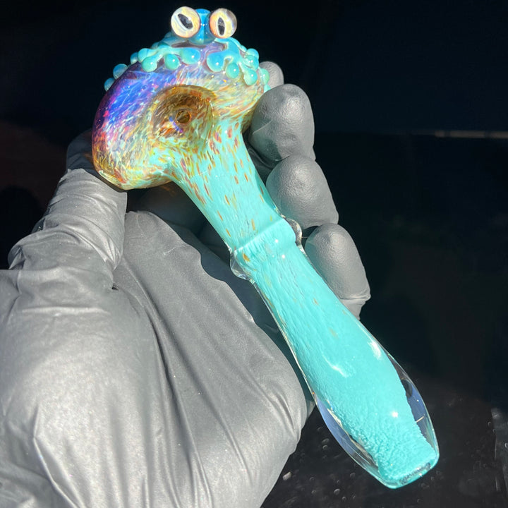 Frozen Explosion Frog Spoon Glass Pipe Beezy Glass   