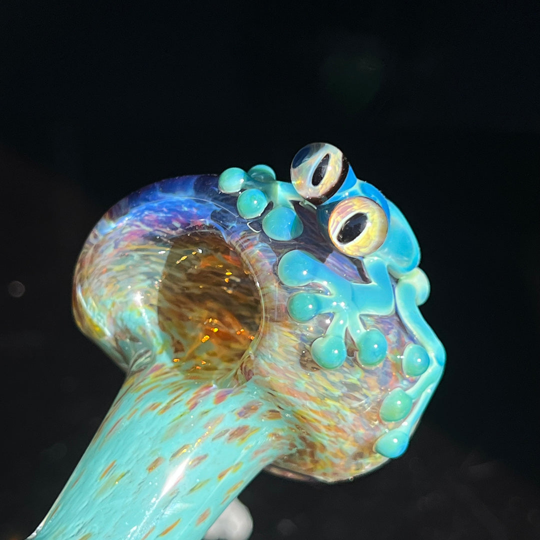 Frozen Explosion Frog Spoon Glass Pipe Beezy Glass   