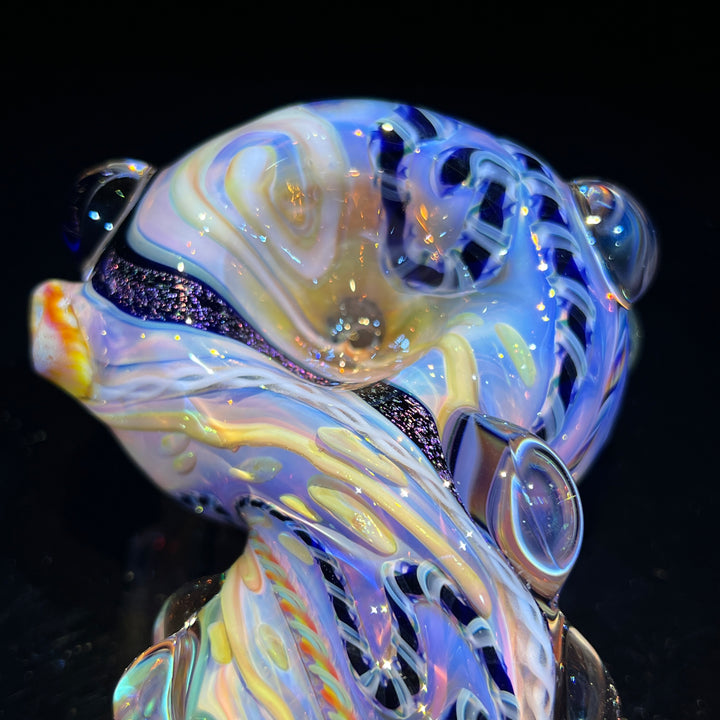 Molten Thick and Twisted Pipe Glass Pipe Molten Imagination   