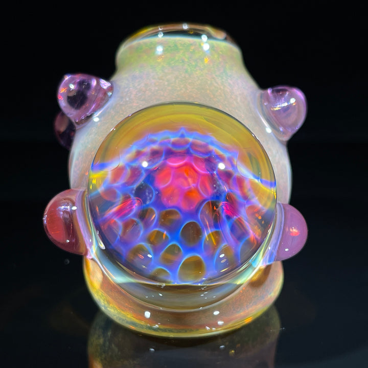 Frit Honeycomb Hammer Glass Pipe Catfish Glass