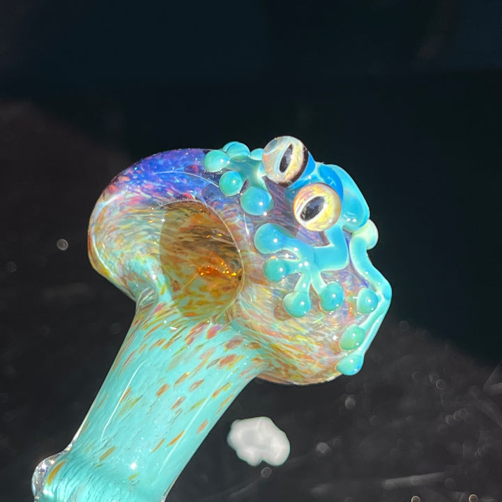 Frozen Explosion Frog Spoon Glass Pipe Beezy Glass   