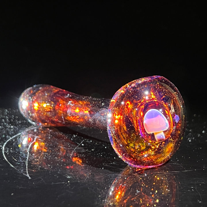 Mushroom Purple Magic Pipe Glass Pipe Beezy Glass   