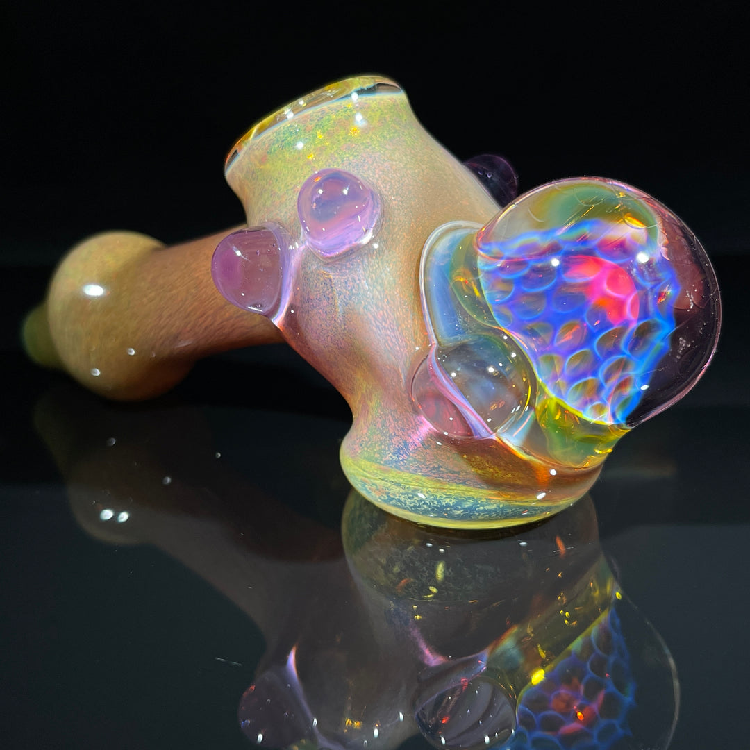 Frit Honeycomb Hammer Glass Pipe Catfish Glass