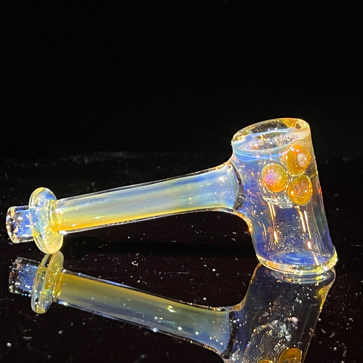 Silver Fumed Hash Hammer Glass Pipe KOP Glass   